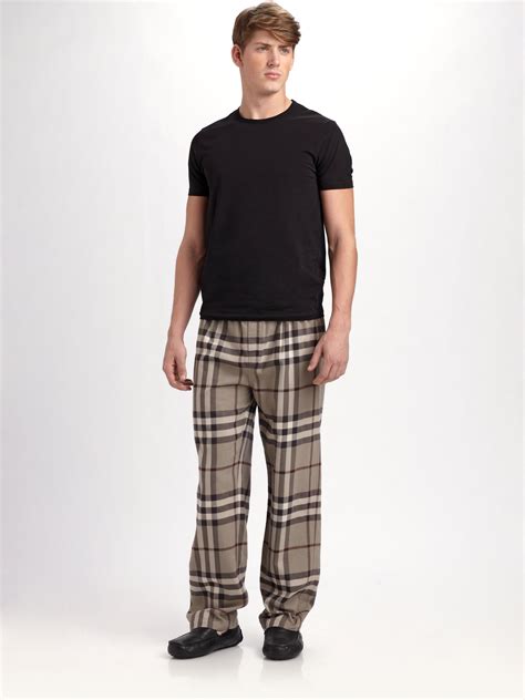 burberry mens pajama pants|burberry men's summer jacket.